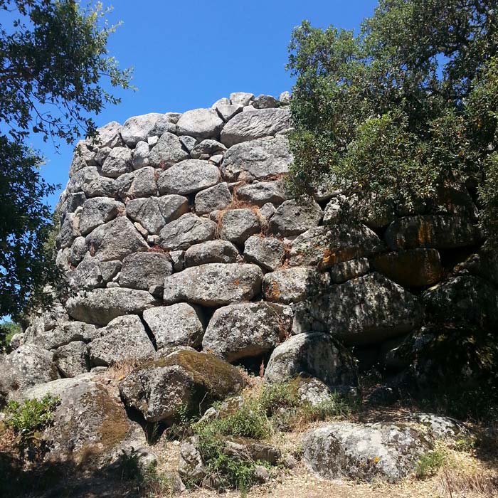 Vista del Nuraghe Majori di Tempio